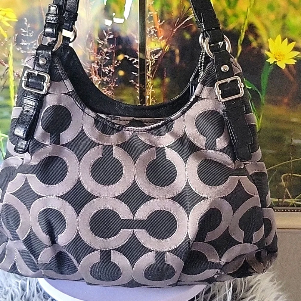 Coach Black and Gray Signature Tote Bag H1120-18765 - Picture 7 of 16